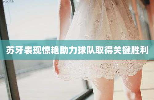 苏牙表现惊艳助力球队取得关键胜利