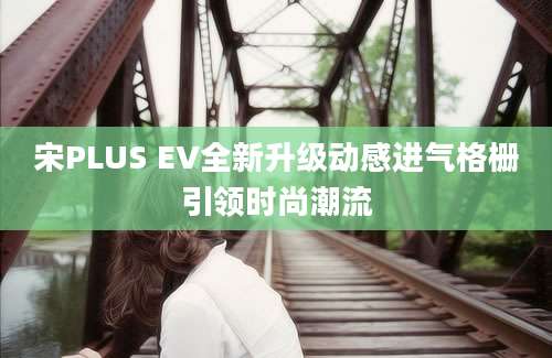 宋PLUS EV全新升级动感进气格栅引领时尚潮流