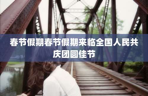 春节假期春节假期来临全国人民共庆团圆佳节