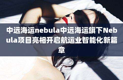 中远海运nebula中远海运旗下Nebula项目亮相开启航运业智能化新篇章