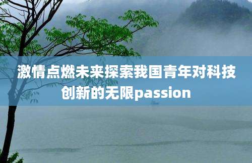 激情点燃未来探索我国青年对科技创新的无限passion