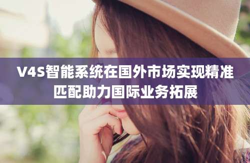 V4S智能系统在国外市场实现精准匹配助力国际业务拓展