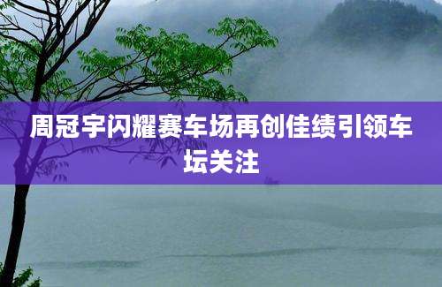 周冠宇闪耀赛车场再创佳绩引领车坛关注