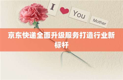 京东快递全面升级服务打造行业新标杆