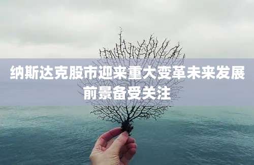 纳斯达克股市迎来重大变革未来发展前景备受关注