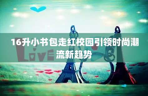16升小书包走红校园引领时尚潮流新趋势