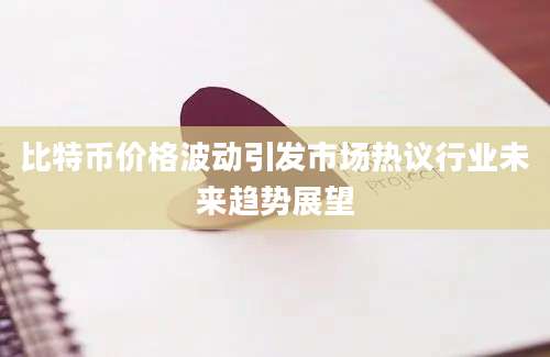 比特币价格波动引发市场热议行业未来趋势展望