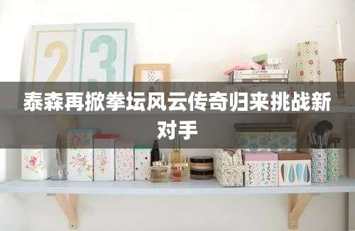 泰森再掀拳坛风云传奇归来挑战新对手