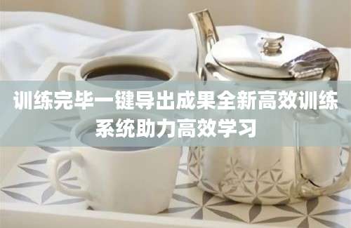 训练完毕一键导出成果全新高效训练系统助力高效学习