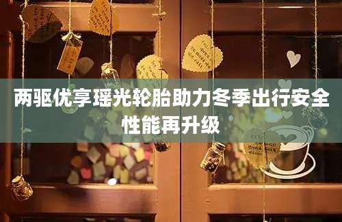 两驱优享瑶光轮胎助力冬季出行安全性能再升级