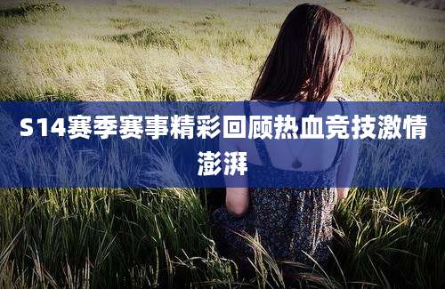S14赛季赛事精彩回顾热血竞技激情澎湃