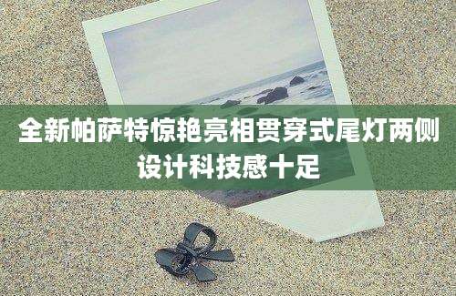 全新帕萨特惊艳亮相贯穿式尾灯两侧设计科技感十足