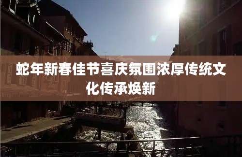 蛇年新春佳节喜庆氛围浓厚传统文化传承焕新