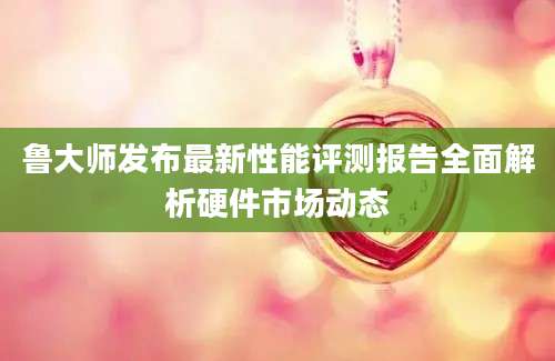 鲁大师发布最新性能评测报告全面解析硬件市场动态
