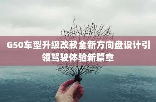 G50车型升级改款全新方向盘设计引领驾驶体验新篇章