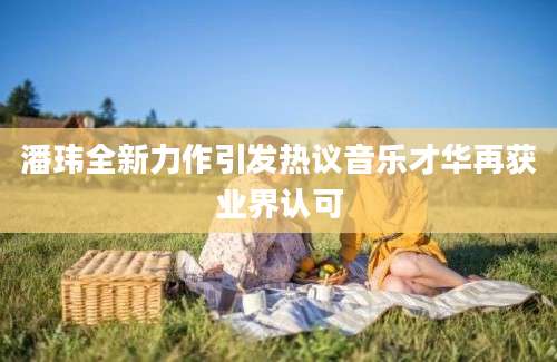 潘玮全新力作引发热议音乐才华再获业界认可
