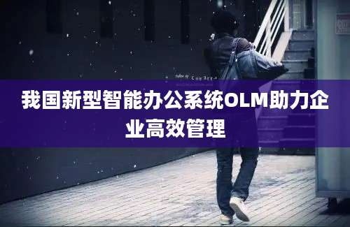 我国新型智能办公系统OLM助力企业高效管理