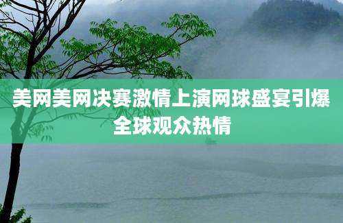 美网美网决赛激情上演网球盛宴引爆全球观众热情