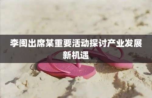 李闽出席某重要活动探讨产业发展新机遇