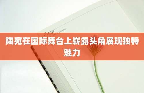 陶宛在国际舞台上崭露头角展现独特魅力