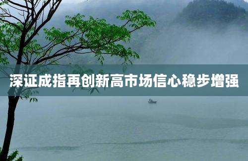 深证成指再创新高市场信心稳步增强
