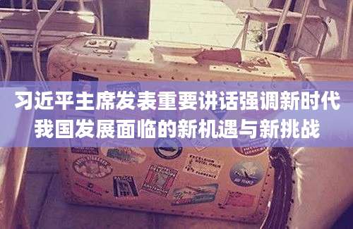习近平主席发表重要讲话强调新时代我国发展面临的新机遇与新挑战