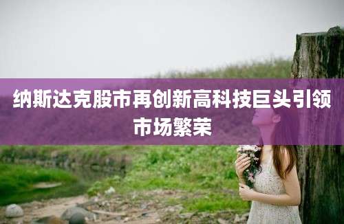 纳斯达克股市再创新高科技巨头引领市场繁荣