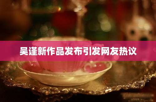 吴谨新作品发布引发网友热议