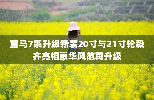 宝马7系升级新装20寸与21寸轮毂齐亮相豪华风范再升级