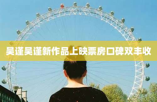 吴谨吴谨新作品上映票房口碑双丰收