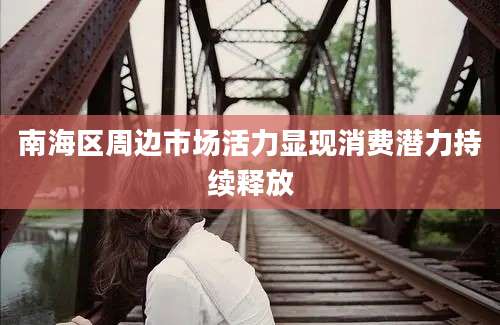 南海区周边市场活力显现消费潜力持续释放