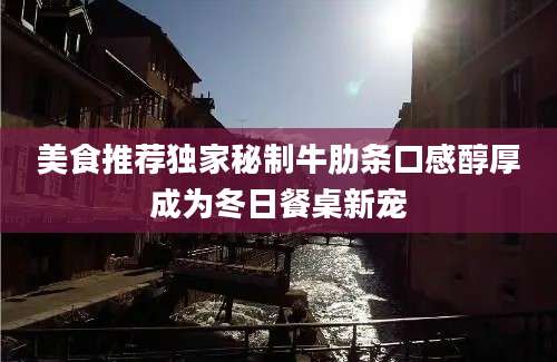 美食推荐独家秘制牛肋条口感醇厚成为冬日餐桌新宠