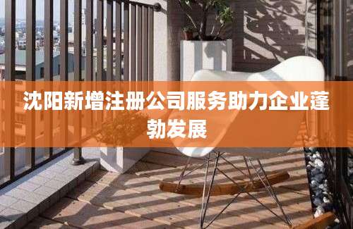 沈阳新增注册公司服务助力企业蓬勃发展