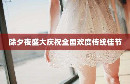 除夕夜盛大庆祝全国欢度传统佳节