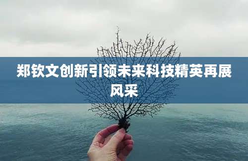 郑钦文创新引领未来科技精英再展风采