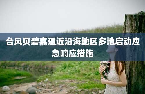 台风贝碧嘉逼近沿海地区多地启动应急响应措施