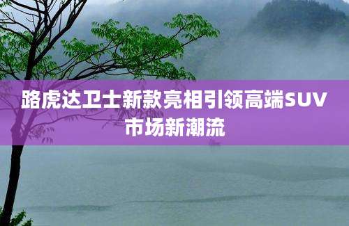 路虎达卫士新款亮相引领高端SUV市场新潮流
