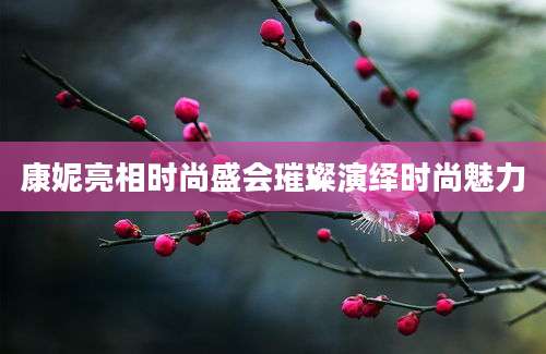 康妮亮相时尚盛会璀璨演绎时尚魅力