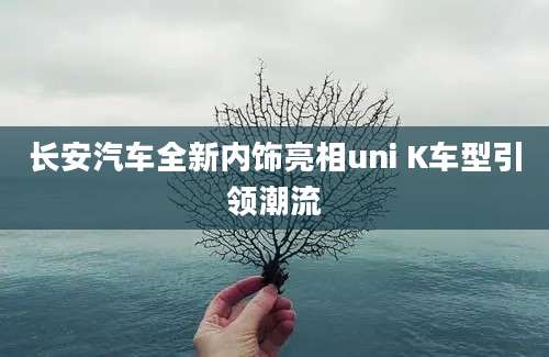 长安汽车全新内饰亮相uni K车型引领潮流