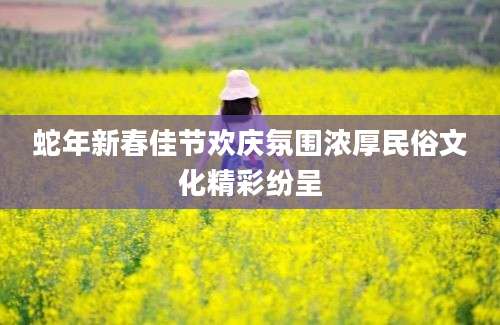 蛇年新春佳节欢庆氛围浓厚民俗文化精彩纷呈
