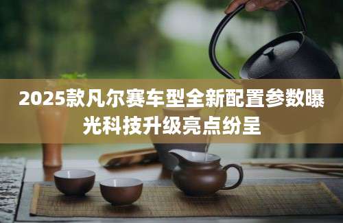 2025款凡尔赛车型全新配置参数曝光科技升级亮点纷呈