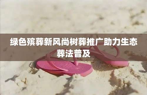 绿色殡葬新风尚树葬推广助力生态葬法普及