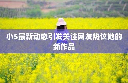 小S最新动态引发关注网友热议她的新作品