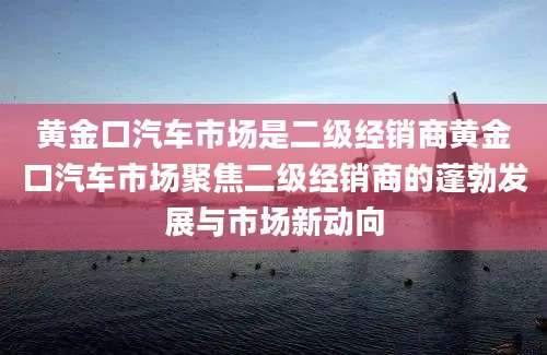 黄金口汽车市场是二级经销商黄金口汽车市场聚焦二级经销商的蓬勃发展与市场新动向