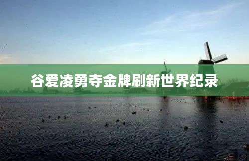 谷爱凌勇夺金牌刷新世界纪录