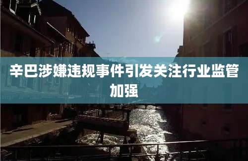 辛巴涉嫌违规事件引发关注行业监管加强