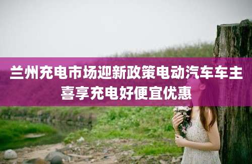 兰州充电市场迎新政策电动汽车车主喜享充电好便宜优惠