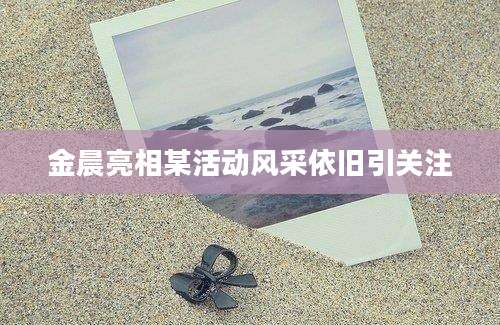 金晨亮相某活动风采依旧引关注