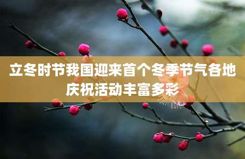 立冬时节我国迎来首个冬季节气各地庆祝活动丰富多彩