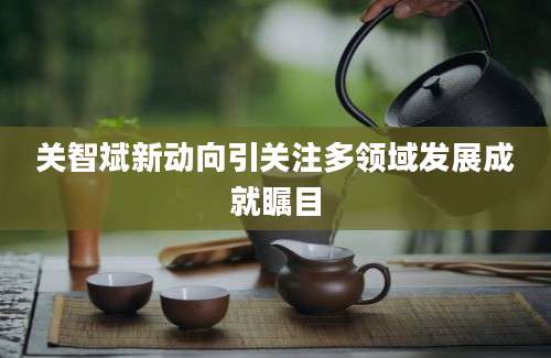 关智斌新动向引关注多领域发展成就瞩目